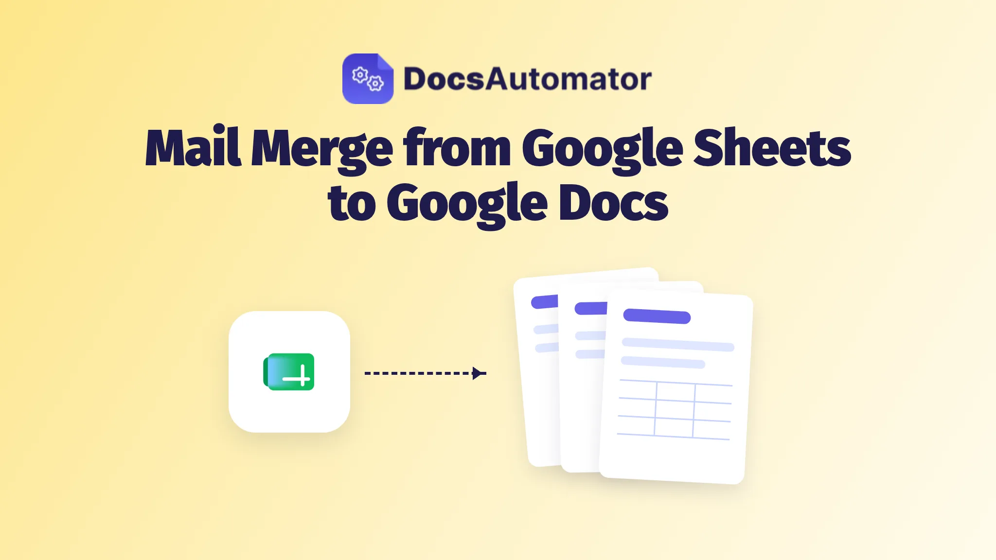 How to Mail Merge from Google Sheets to Google Docs