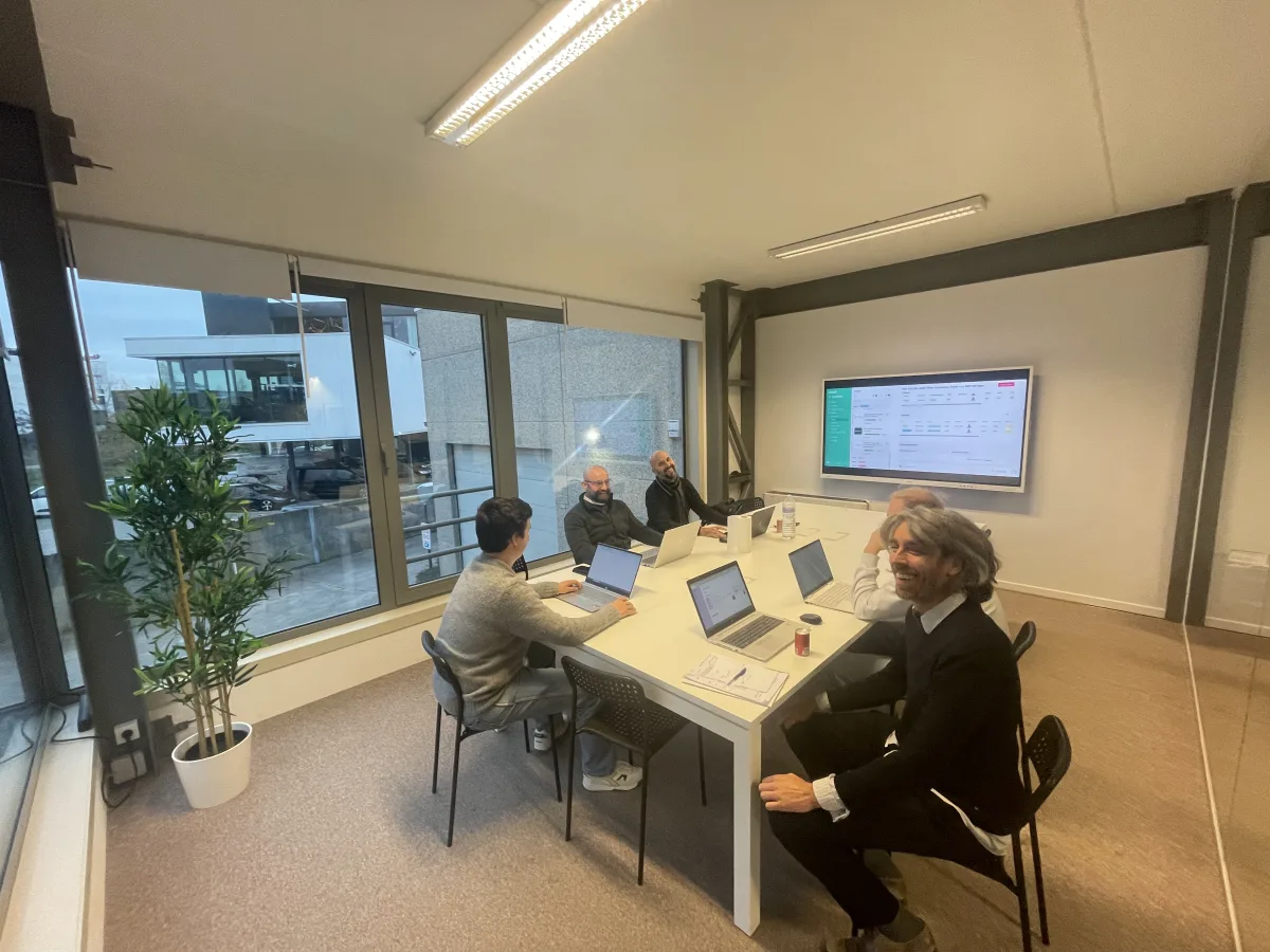 The Quivvy Solutions team in a working session