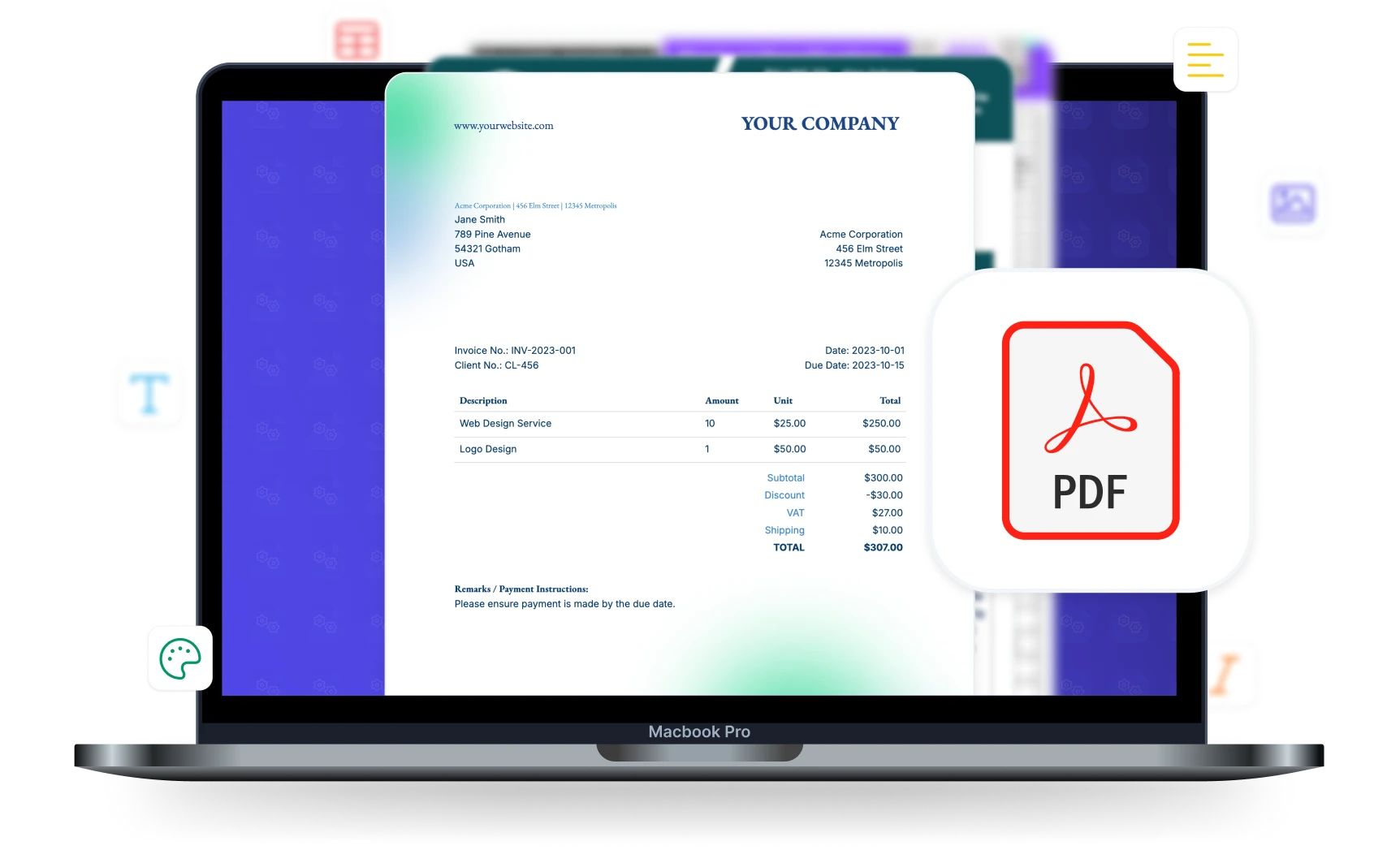 Automated PDF generation with DocsAutomator